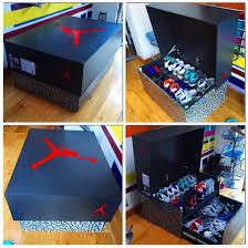 Boite De Rangement Sneakers Nike Jordan Boite A Chaussure Boite A Chaussure Geante Boite De Rangement
