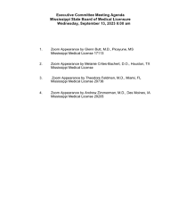 Dr. Kenneth Cleveland (right), Executive Director, talks with Jay Ledbetter  (left), Chief of Staff, and Mike Lucius (center), Deputy Director, prior to  MSBML meetings at the State Capitol today.