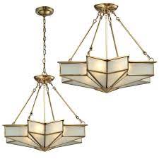 See more ideas about diy lighting, light fixture makeover, home diy. Elk 22012 4 Decostar Modern Brushed Brass Ceiling Lighting Fixture Hanging Pendant Light Elk 22012 4
