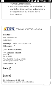 Diskaun tiket, mudah dan selamat. Tiket Bas Maraliner Tbs Kota Tinggi Bandar Penawar Tickets Vouchers Attractions Tickets On Carousell