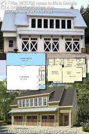 Plan 36057dk 3 Bay Carriage House Plan With Shed Roof In Back Carriage House Plans Garage Apartment Plans House Plans