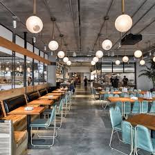 Us Studio Avroko Has Completed A Coffee Bar In Tech Company Dropbox S New San Francisco Offices Creating Pla Cafeteria Design Canteen Design Office Cafeteria