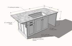 An island of this size would require a minimal clearance zone of 800mm. Kitchen Island With Open Shelving Ana White