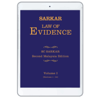 Legislation from this website is not a copy of the gazette printed by the government printer, percetakan nasional malaysia berhad, for the purposes of section 61 of the interpretation acts 1948 and 1967 act 388 and does. Sarkar Law Of Evidence 2nd Malaysia Edition Ebook Lexisnexis Malaysia Store