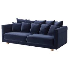 Stockholm 2017 Canape 3 Places Sandbacka Bleu Fonce Ikea Ikea Living Room Furniture Blue Sofas Living Room Three Seat Sofa