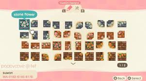Welcome to the animal crossing subreddit! Cottage Border Stone Path Animal Crossing Pattern Gallery Custom Designs