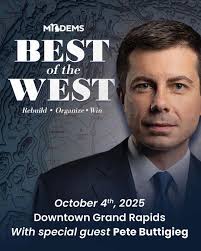 Pete Buttigieg Event in Michigan with Chasten