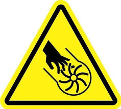 Black And Yellow Sign With Arrow Meaning Most Disturbing Hazard Signs Hazard Sign Signs Disturbing