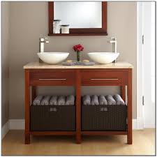 Double sink vanity storage enhance the traditional style with a marble sink for a tasteful nod to classic design. Small Double Bathroom Sink You Ll Love In 2021 Visualhunt