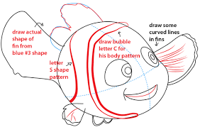 How To Draw Nemo From Disney S Finding Nemo With Easy Step By Step Drawing Tutorial How To Draw Step By Step Drawing Tutorials How To Draw Nemo Easy Disney Drawings