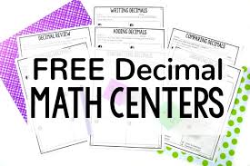 Also look for distributive property games and problems. Free Decimal Activities Teaching With Jennifer Findley