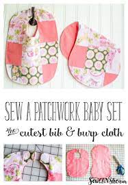 A burp cloth is a great project for the beginning crocheter. Patchwork Baby Bib And Burp Cloth Set Free Pattern The Perfect Diy Baby Shower Gift Sewcanshe Free Sewing Patterns Tutorials