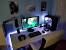 Desk Black Gaming Setup