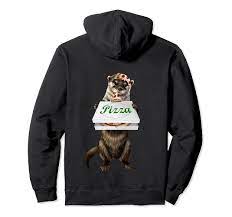 Amazon.com: Pizza Otter Pullover Hoodie : Clothing, Shoes & Jewelry