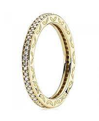 Pandora 14ct Gold Diamond Eternity Ring 150163d Sale Uk Pandora Ringe Ring Mit Diamant Pandora Gold