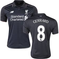 We have mens liverpool fc mens liverpool fc replica, custom, throwback jerseys and more. Men S 8 Steven Gerrard Liverpool Fc Jersey 15 16 England Football Club New Balance Replica Black