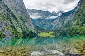 Obersee In Bavaria Lake Konigssee Or Konigsee Lies Just A Couple Of Miles South Of The Town Of Berchtesgaden And Is German Small Lake Bavaria Gorgeous View