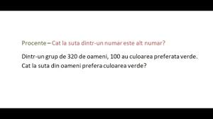 Maybe you would like to learn more about one of these? Procente Cat La Suta Dintr Un Numar Este Alt Numar Youtube