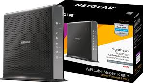 Shop for docsis 3 cable modems at walmart.com. Netgear Nighthawk Dual Band Ac1900 Router With 24 X 8 Docsis 3 0 Cable Modem Black C7100v 100nas Best Buy