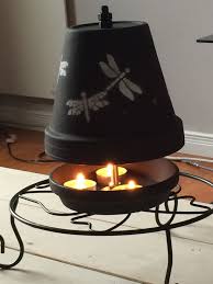 Teelichtofen Heizkorper Aus Tontopf Und Kerze Einweckglaser Dekorieren Selbstgemachte Tongefasse Teelicht Heizung