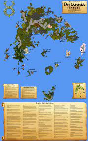 Ultima Online Britannia Map Maps Of Britannia - Uoguide, The Ultima Online Encyclopedia