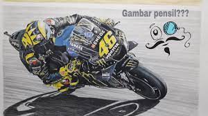 Gambarlah segi lima atau bentuk yang memiliki lima sisi. Aksi Valentino Rossi Diatas Kertas Menggambar Pensil Belajar Menggambar 15 Youtube