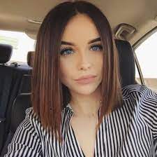 Image Via We Heart It Black Blue Fashion Girl Goals Hair Makeup Style White Love Hair Styles Medium Hair Styles Short Straight Hair