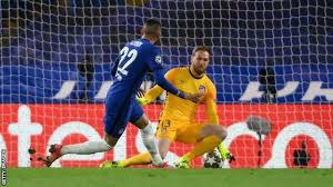 Real madrid and chelsea will clash tuesday near the cusp of uefa champions league glory. Chelsea 2 0 Atletico Madrid 3 0 Agg Hosts Reach Champions League Last Eight Bbc Sport
