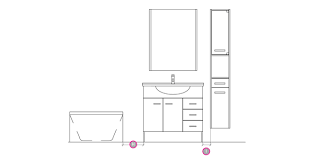 How high to place your bathroom fixtures inspired to style. Bathroom Clearance St Michel Bathroomware
