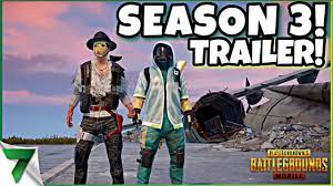 New Season 3 Trailer New Skins New Emotes More Pubg Mobile Youtube