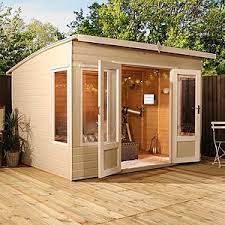 Summer house doors for sale. Double Door Summer Houses Waltons Fast Delivery Quick Installation Uk Made