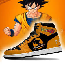 Dragon ball z goku converse shoes hand painted, high top canvas sneaker, unisex sneaker, custom shoes, converse high top. Dragon Ball Z Shoes Goku Jordan Sneakers High Top Anime Shoes