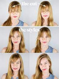 Consistent use of these weaken and shrivel hair, making it prone to breakage. How To Style Long Bangs 5 Ways Beauty Editor Hairstyles With Bangs Hair Styles How To Style Long Bangs