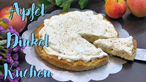 Für den apfelkuchen mit dinkelmehl die eier mit dem zucker schaumig rühren, öl und milch dazugeben. Apfel Dinkel Kuchen Backen Apfelkuchen Ohne Weizenmehl Zucker Einfach Schnell Youtube