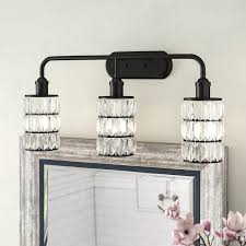 I was worried about losing the natural light that the door opening into the kitchen gave and that opening up the wayfair one room renovation challenge. Laurel Foundry Modern Farmhouse Baxley 3 Light Dimmable Clear Vanity Light Reviews Wayfair Vanity Lighting Bathroom Remodel Cost Bathroom Light Fixtures