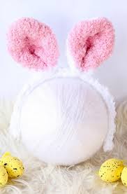 Then, it's time to bind off. Bunny Ears Headband With Knitted Ears Handy Little Me