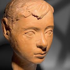 Skulptur Terrakotta Büste Kopf Hildi Hess (Gebraucht) in Luzern für CHF 250 