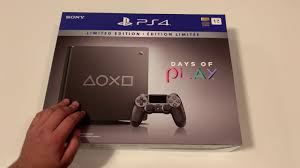 Ultimo play 4 2018 : Ps4 1tb Unboxing Days Of Play 2019 Limited Edition Youtube