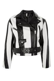 Humbug Leather Jacket White Leather Jacket Striped Leather Jacket Leather Trousers Outfit