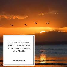 Sunset quotes and photos are known to inspire travel, productivity, hope and happiness. 61 Best Sunset Quotes Awesome Sunrise Status Adorable Lines