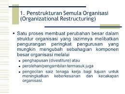 Selaras dengan penguatkuasaan akta, penstrukturan semula organisasi bptk telah dilaksanakan dengan menggunakan perjawatan sedia ada. Penstrukturan Organisasi Ppt Download