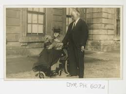 Robert Wynter Blathwayt (1850-1936) in a wheelchair 454398.4