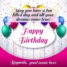 There are lots of ways to personalize your birthday card templates. 27 Birthday Card With Name Ideas In 2021 Birthday Card With Name Birthday Wishes Cards Birthday Wishes