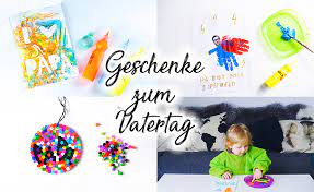 Gerade kinder basteln zum vatertag gerne ein persönliches präsent. Vatertagsgeschenk Basteln Mit Kindern 3 Schnelle Ideen Mama Kreativ