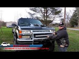 Auxbeam 32 Inch 180 Watt Philips Led Light Bar Review Youtube