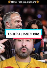 Celebrating FC Barcelona's La Liga Championship Win