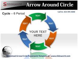 arrow circle powerpoint template youtube