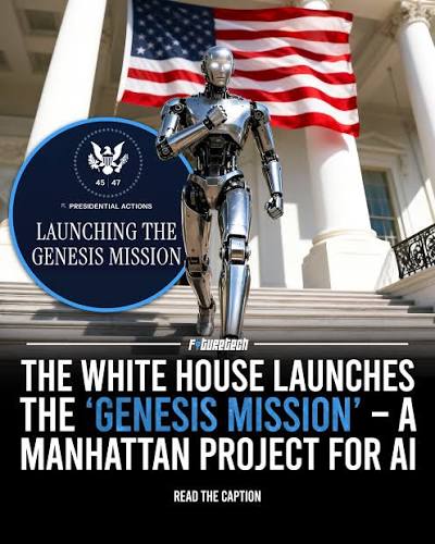 President Trump has officially signed the “Genesis Mission” executive  order, launching a full-scale national push to secure U.S. dominance in the  AI race. Framed with the same urgency and scale as the