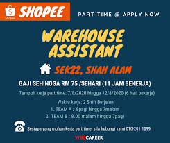 Get more information about notifications, what they are and how they work. Wikicareer Kerja Part Time Warehouse Assistant Shopee Facebook