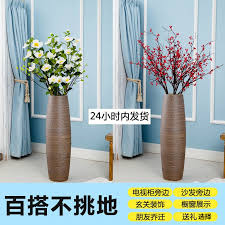 Rak pasu bunga 3 tingkat besi hollow lapis dengan anti karat #rakpasubungahitam #rakbesi #rakbunga #rakbarang. Floor Vase Large Living Room Dry Flower Arrangement European Style Dry Flower High Ornaments Simple Decoration Set Jingdezhen Ceramics
